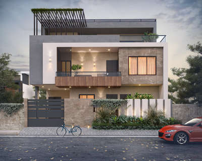 Exterior Designs by Contractor Devkaran kumawat, Jaipur | Kolo