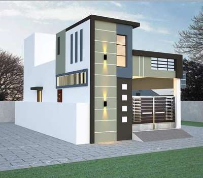 Exterior, Lighting Designs by Architect NEW HOUSE DESIGNING, Jaipur | Kolo
