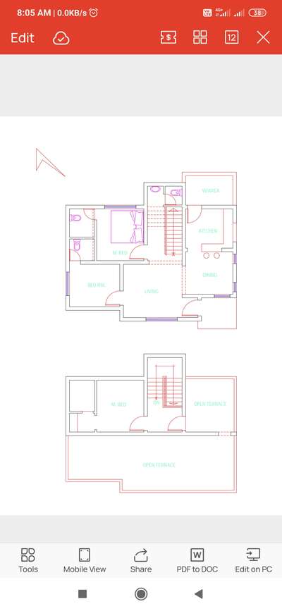 Plans Designs by Home Owner VIVEKANANDAN V.H, Kollam | Kolo