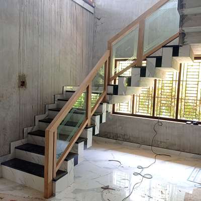 Staircase Designs by Carpenter Lijesh Lijesh K T K, Kannur | Kolo