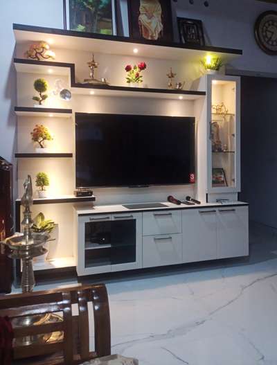 Home Decor, Lighting, Living, Flooring, Storage Designs by Carpenter Vipin Das, Kollam | Kolo