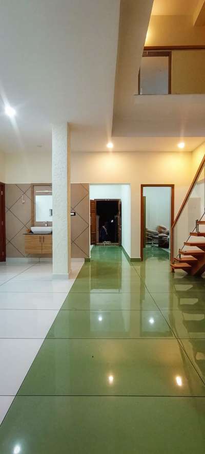Dining, Lighting, Staircase, Flooring Designs by Contractor Riyas palakkad, Palakkad | Kolo