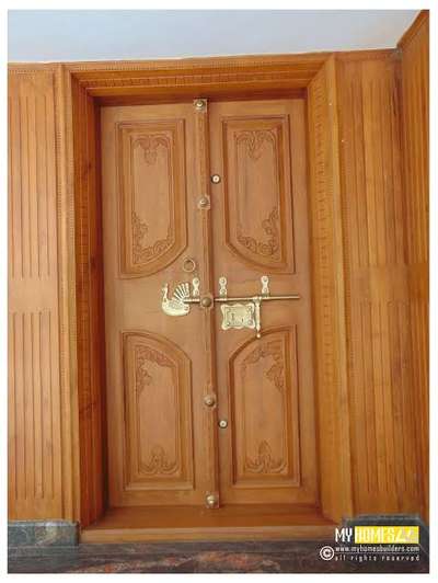 Door Designs by Carpenter Viswan Achu, Kollam | Kolo