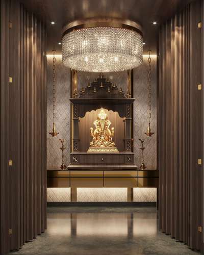 Lighting, Prayer Room, Storage Designs by Architect Manoj kumawat, Jaipur | Kolo