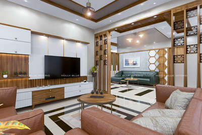 Furniture, Lighting, Living, Table, Storage Designs by Interior Designer Holly Blue  Interio, Thrissur | Kolo