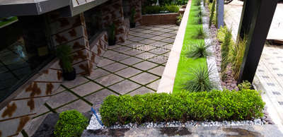 Flooring Designs by Gardening & Landscaping Tropical Roots LandscapingAjeesh, Ernakulam | Kolo