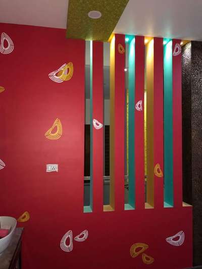Wall, Lighting Designs by Painting Works ജസ്റ്റിൻ  വി ജോസ് , Kottayam | Kolo