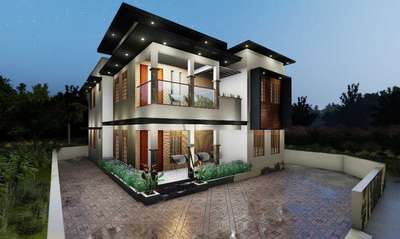 Exterior, Lighting Designs by Civil Engineer ameen thankayathil, Malappuram | Kolo