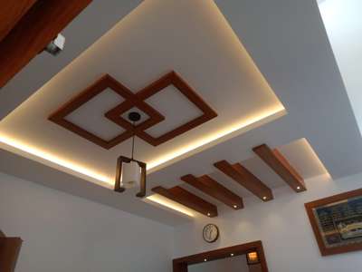 Ceiling, Lighting Designs by Carpenter najeeb Gypsum, Malappuram | Kolo