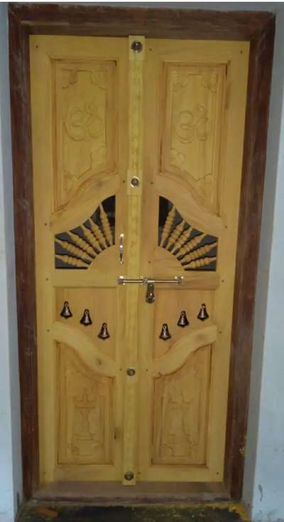 Door Designs by Carpenter Baburaj P  Vavadukkam , Kasaragod | Kolo