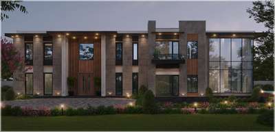 Exterior, Lighting Designs by Contractor Jitan Sharma, Faridabad | Kolo