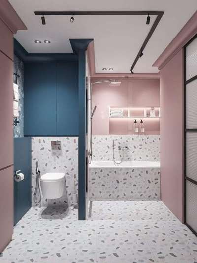 Bathroom, Wall, Flooring, Ceiling Designs by Contractor HA  Kottumba , Kasaragod | Kolo