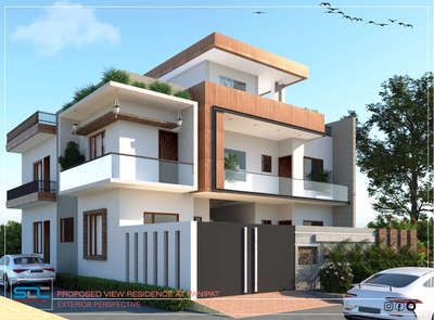 Exterior Designs by Architect sachin saini, Rohtak | Kolo