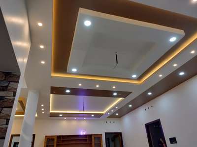 Ceiling, Lighting Designs by Civil Engineer TRAVENCORE BUILDERS AND DESIGNERS, Thiruvananthapuram | Kolo