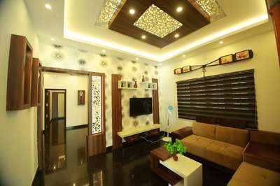 Living, Ceiling, Home Decor Designs by Interior Designer saji saji, Palakkad | Kolo