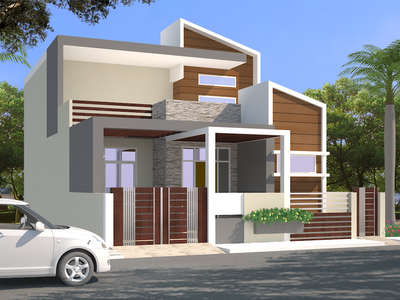 Exterior Designs by Contractor Abhishek Soni, Dewas | Kolo