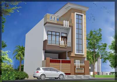 Exterior Designs by Contractor Deepak Architect engineer, Faridabad | Kolo