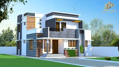 Exterior Designs by Civil Engineer Sreevaiga Constructions, Thiruvananthapuram | Kolo