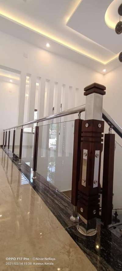 Staircase, Ceiling, Lighting Designs by Contractor BENSHAD  SALIM , Kollam | Kolo