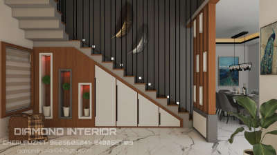 Staircase, Furniture, Home Decor Designs by Interior Designer Rahulmitza Mitza, Kannur | Kolo