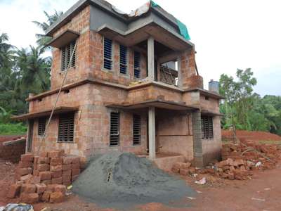 Exterior Designs by Building Supplies Asokan Bhaskaran, Alappuzha | Kolo