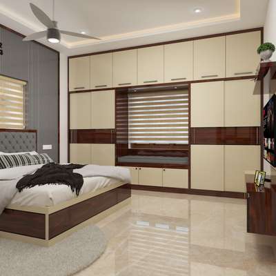 Furniture, Storage, Bedroom Designs by Interior Designer Raju Pandey, Alappuzha | Kolo