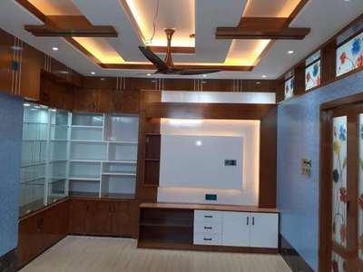 Ceiling, Lighting, Storage Designs by Contractor Coluar Decoretar Sharma Painter Indore, Indore | Kolo