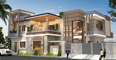 Exterior Designs by Contractor vikash kumar ved, Gurugram | Kolo