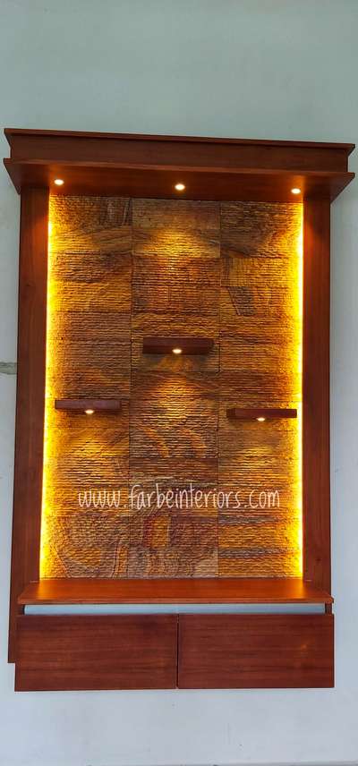 Wall, Lighting Designs by Interior Designer farbe  Interiors , Thrissur | Kolo