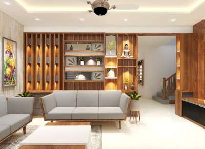 Furniture, Lighting, Living, Storage, Table Designs by Interior Designer Raju Pandey, Alappuzha | Kolo