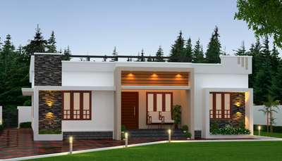 Exterior, Lighting Designs by Civil Engineer Jijeesh Tvm, Thiruvananthapuram | Kolo