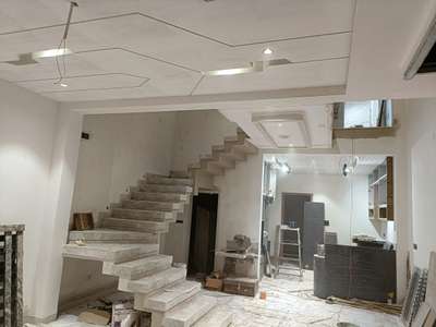 Ceiling, Staircase, Storage Designs by Electric Works Addu Pathan, Indore | Kolo
