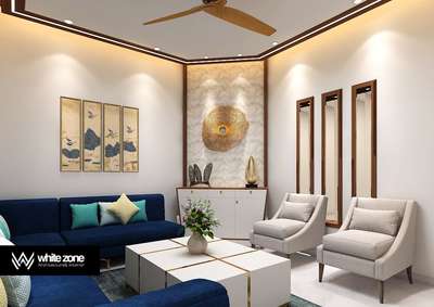 Ceiling, Lighting, Living, Furniture, Table Designs by Contractor Whitezone Architecture  interior, Kasaragod | Kolo