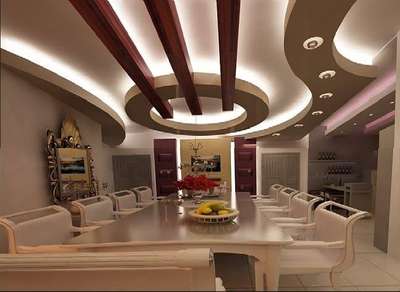Ceiling, Dining, Furniture, Table, Lighting Designs by Interior Designer Modern Interior Resolution , Delhi | Kolo