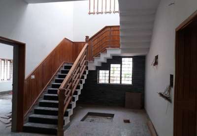 Staircase Designs by Civil Engineer syam sethumadhav, Thrissur | Kolo