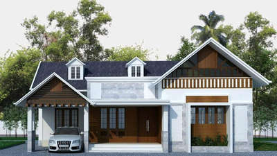 Exterior Designs by Architect Shrishti Homes  and  Interiors, Ernakulam | Kolo