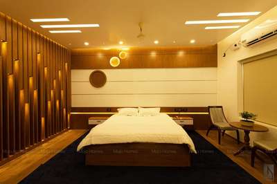 Furniture, Storage, Bedroom, Lighting, Wall Designs by Interior Designer LIBIN  InTeRioRZZZZ, Kozhikode | Kolo