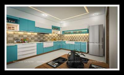 Kitchen, Storage Designs by Interior Designer Akshayv Vijayan, Malappuram | Kolo