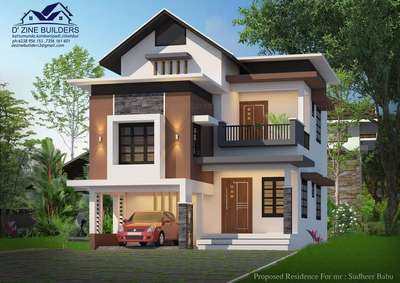 Exterior Designs by Architect Ajmal Dzine builders, Malappuram | Kolo