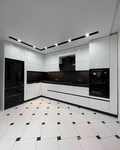 Kitchen, Lighting, Storage, Flooring Designs by Interior Designer Abdul Malik, Indore | Kolo