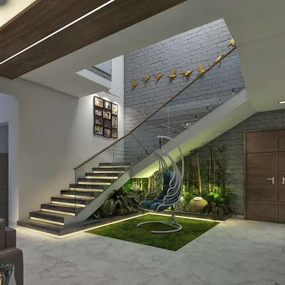 Door, Furniture, Lighting, Wall, Staircase Designs by Interior Designer ID Akansha Bajaj, Ujjain | Kolo