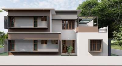 Exterior Designs by Contractor Jibin Saju, Wayanad | Kolo