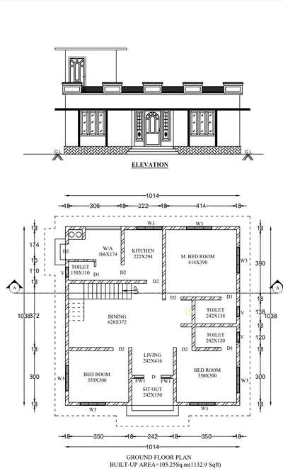Plans Designs by 3D & CAD Ashhad cv, Kannur | Kolo