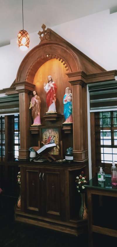 Prayer Room, Storage Designs by Carpenter Bibin jose, Kottayam | Kolo