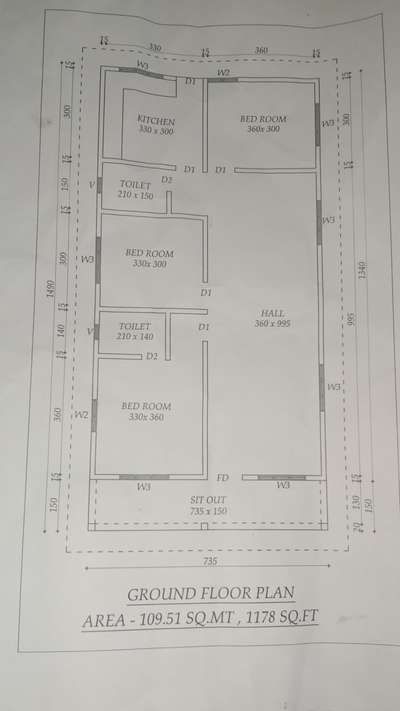 Plans Designs by Civil Engineer Shahin Shereef, Thiruvananthapuram | Kolo
