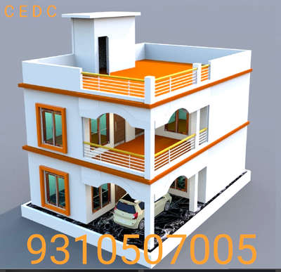 Exterior Designs by Contractor PRADEEP TIWARI, Faridabad | Kolo