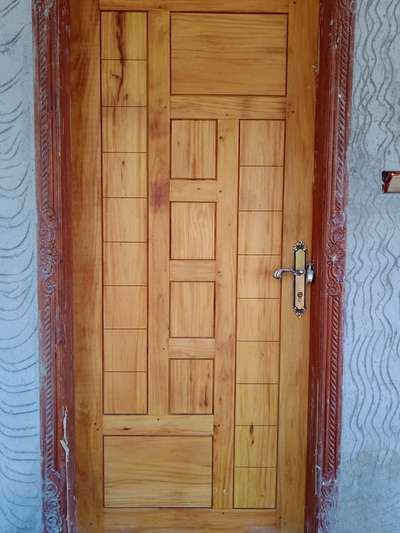 Door Designs by Carpenter Anu Anash, Thiruvananthapuram | Kolo