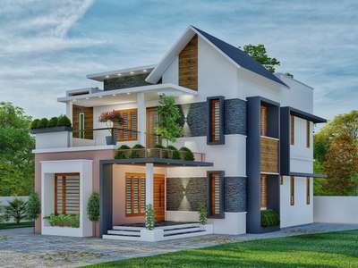 Exterior Designs by 3D & CAD Manu Prasad, Palakkad | Kolo