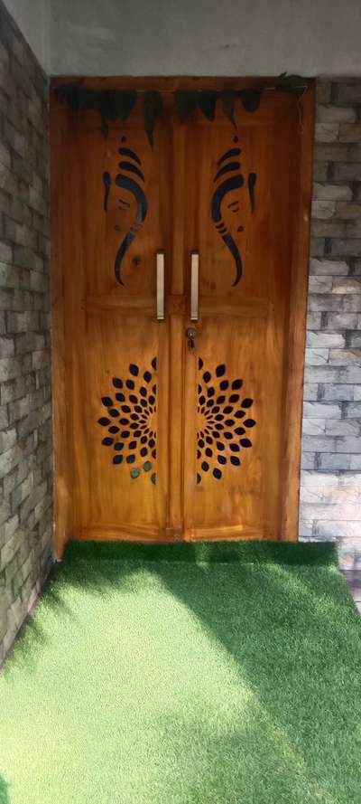 Door Designs by Carpenter Sreejith Pumphouse, Thiruvananthapuram | Kolo