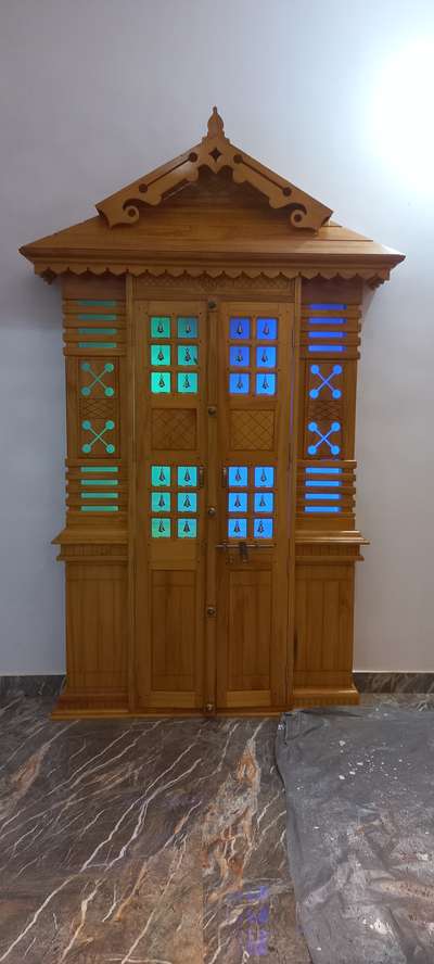 Prayer Room Designs by Carpenter Vineeth Kumar M, Kannur | Kolo